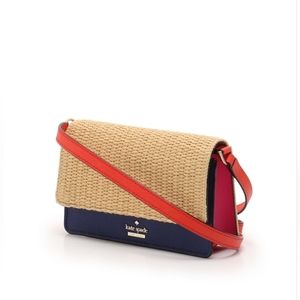 Kate Spade Cameron Streer Straw Arielle Pochette Shoulder Bag